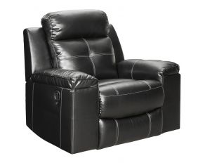 Ashley Furniture Kempten Rocker Recliner in Black