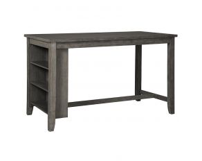 Ashley Furniture Caitbrook Rectangular Dining Counter Table in Dark Grey