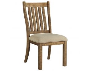 Ashley Furniture Grindleburg Dining Upholstered Side Chair in Light Brown