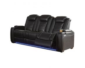 Party Time Power Reclining Sofa in Midnight