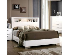 Carlie Queen Bed in White