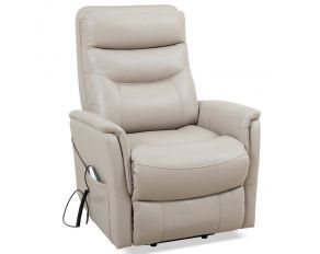 Gemini Power Lift Recliner with Articulating Headrest in Softy Ivory