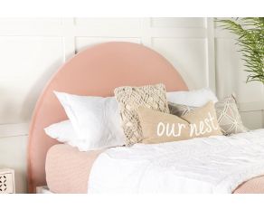 June Twin Upholstered Headboard in Blush