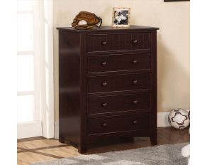 Furniture of America Corry Chest in Dark Walnut