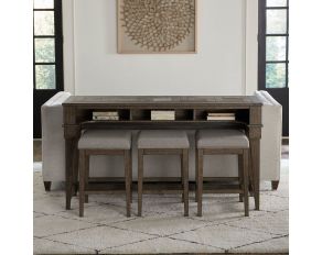 Arrowcreek Console Bar Set in Weathered Stone