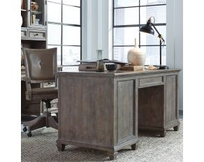 Lancaster Executive Desk Office Set in Dovetail Grey