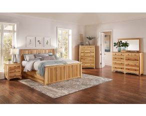 Adamstown Storage Bed Collection in Natural