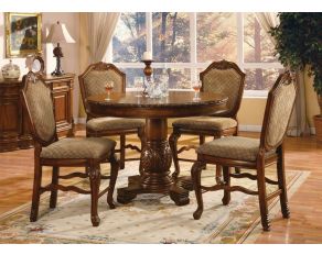 Chateau De Ville Round Counter Height Dining Set in Cherry