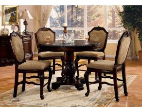 Chateau De Ville Counter Height Dining Set in Espresso