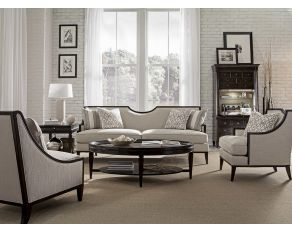 Intrigue Harper Living Room Set in Ivory