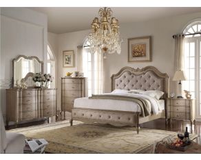 Chelmsford Upholstered Bedroom Collections in Beige and Antique Taupe