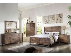 Andria Panel Bedroom Collections in Reclaimed Oak