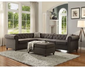 Aurelia II Living Room Sets in Charcoal