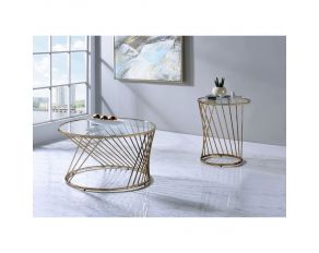 Bluelipe Occasional Table Set in Champagne