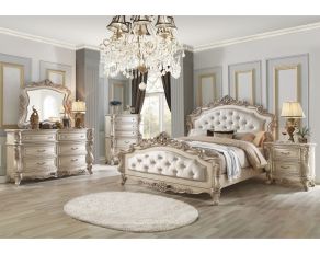 Gorsedd Panel Bedroom Collections in Antique White