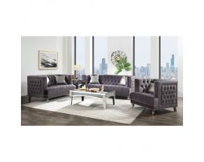 Hegio Living Room Set in Gray