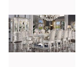 Vendom Rectangular Dining Set in Antique Pearl Finish