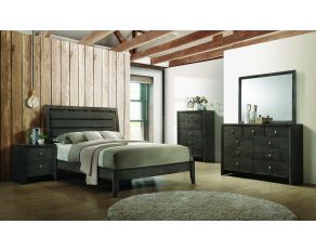 Serenity Panel Bedroom Set in Mod Grey