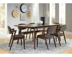 Malone Rectangular Dining Room Set in Dark Walnut