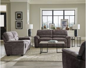 Hartsook Living Room Set in Charcoal Grey