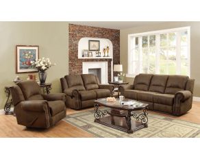 Sir Rawlinson Living Room Set in Buckskin Brown