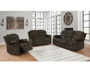 Rodman Living Room Set in Olive Brown