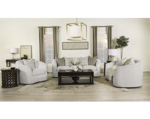 Rainn Living Room Set in Latte