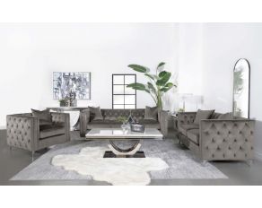 Phoebe Living Room Set in Urban Bronze
