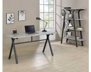 Tatum Writing Desk Office Set in Cement