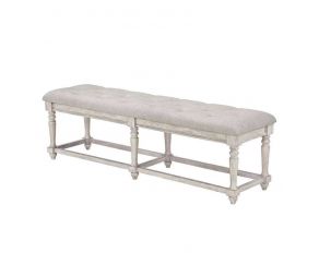 Barton Creek Bed Bench in Off White