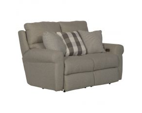 Westport Lay Flat Reclining Loveseat in Metal