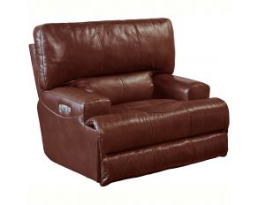 Wembley Power Lumbar and Lay Flat Recliner in Walnut