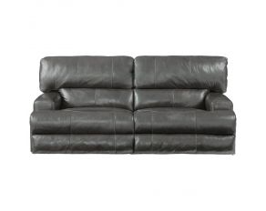 Catnapper Wembley Lay Flat Reclining Sofa in Steel