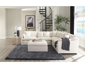 Hobson Living Room Set in Off-White