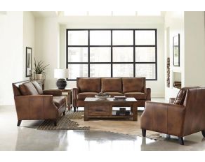 Leaton Living Room Set in Brown Sugar