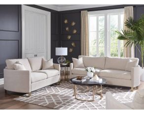 Corliss Living Room Set in Beige