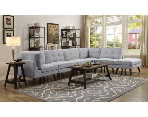 Churchill Living Room Set in Grey