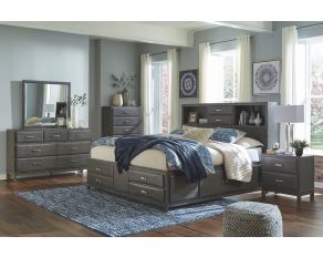 Caitbrook Storage Bedroom Collection in Gray