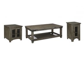 Danell Ridge Occasional Table Set in Brown