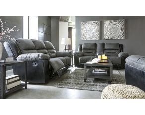 Earhart Reclining Living Room Set in Slate