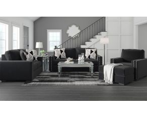 Gleston Living Room Set in Onyx