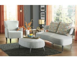 Hollyann Living Room Set in Gray