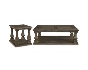 Johnelle Occasional Table Set in Gray