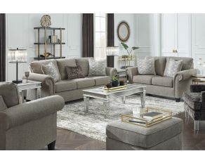 Shewsbury Living Room Set in Pewter