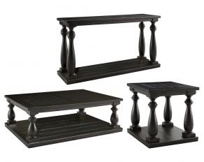 Mallacar Occasional Table Set in Black