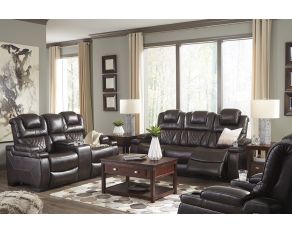 Warnerton Living Room Set in Chocolate