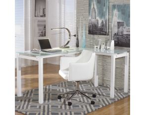 Baraga Home Office Set in White