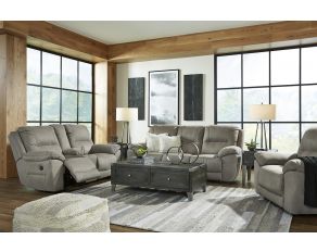 Next-Gen Gaucho Reclining Living Room Set in Dark Gray