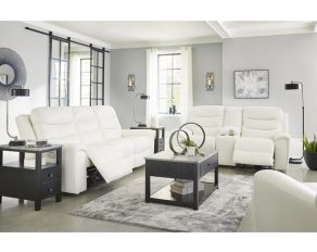 Warlin Living Room Set in White