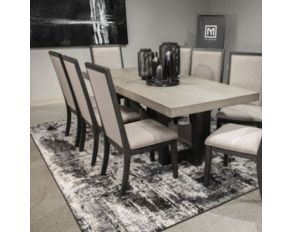 Foyland Dining Set in Black and Brown